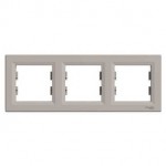 Рамка SCHNEIDER ASFORA EPH5800369 потрійна бронза