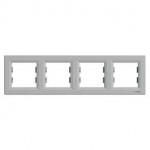 Рамка SCHNEIDER ASFORA EPH5800461 чотиримісна алюміній