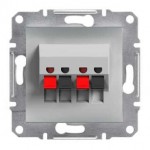 Розетка SCHNEIDER ASFORA EPH5700161 аудіо алюміній