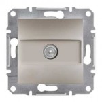 Розетка SCHNEIDER ASFORA EPH3200369 TV прохідна (8 дБ) сталь