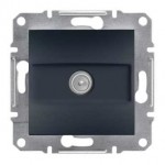 Розетка SCHNEIDER ASFORA EPH3200371 TV прохідна (8 дБ) антрацит