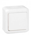 Вимикач LEGRAND Forix 1-клавішний зовнішнього монтажу (сх.1) IP44 білий