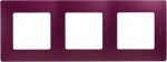 Рамка LEGRAND Etika 3 пости сливовий