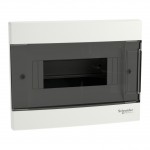 Щит пластиковий SCHNEIDER Easy9 EU вбудований 1 ряд 8 модулів димчаті двері