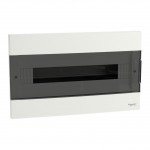 Щит пластиковий SCHNEIDER Easy9 EU врізний 1 ряд 18 модулів димчасті двері