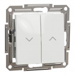 Вимикач SCHNEIDER ASFORA EPH1370121 кнопковий для жалюзі без рамки білий
