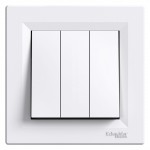 Вимикач SCHNEIDER ASFORA EPH2100121 3 кл. білий