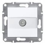 Розетка SCHNEIDER ASFORA EPH3270321 TV прохідна (8 дБ) без рамки біла