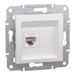 Розетка SCHNEIDER ASFORA EPH4370121 комп. RJ45 кат.5е без рамки біла