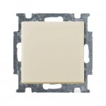 Вимикач ABB Вasic55 прохідний (сх.6) слонова кістка