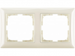Рамка 2-м ABB Вasic55 слонова кістка