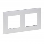 Рамка 2-м LEGRAND Niloé Step алюміній