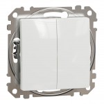 Вимикачперемикач SCHNEIDER Sedna Design 2кл. (Сх.6+6) біла