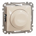 Светорегулятор LED SCHNEIDER Sedna Design поворотно-нажимной RC 3-370Вт бежевый