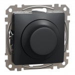 Светорегулятор LED SCHNEIDER Sedna Design поворотно-нажимной RC 3-370Вт черный