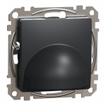 Розетка для виводу кабеля SCHNEIDER Sedna Design чорна