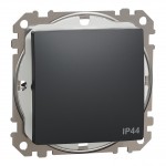 Выключательпереключатель SCHNEIDER Sedna Design ІР44 1кл. (сх.6) черный