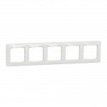 Рамка SCHNEIDER Sedna Design 5-м біла