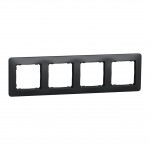 Рамка SCHNEIDER Sedna Design 4-м чорна