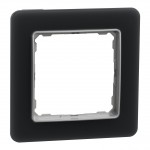 Рамка SCHNEIDER Sedna Design 1-м скло матове димчасте
