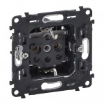 Розетка механізм LEGRAND Valena In'Matic зі шторками 2к+З 16A 250В гвінтові клеми