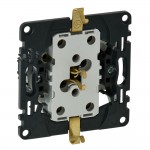 Розетка подвійна механізм LEGRAND Valena In'Matic 2к+З 16A 250В автоматичні клеми