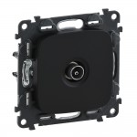 Розетка TV "зірка" штекер LEGRAND Valena Allure антрацит