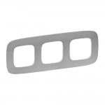 Рамка LEGRAND Valena Allure 3м алюміній