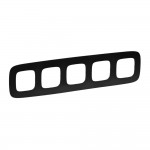 Рамка LEGRAND Valena Allure 5м чорна матова