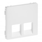 Лицьова панель розетки RJ11+RJ45 LEGRAND Valena life біла