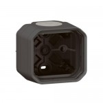 Коробка накладна LEGRAND Plexo New 1-постова IP55 антрацит