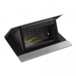 Выдвижной люк LEGRAND INCARA POP-UP с монтажным комплектом 4 модуля IP20 цвет нерж.сталь