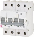 Диференційний автоматичний вимикач KZS-4M 3p+N C 25/0,03 тип AC (6kA) ETI