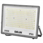 Прожектор DELUX FMI 13 LED 200 Вт 6500К IP65 сірий світлодіодний