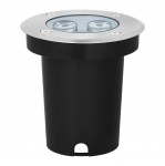 Світильник DELUX GROUND 016 LED 3W 5000К 220V IP67 садово-парковий грунтовий світлодіодний