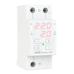 Реле напруги з контролем струму ZUBR CV2-63 red