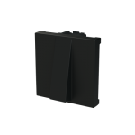 Кабельний вивід ABB Zenit  2 мод. чорний матовий N2207NТ