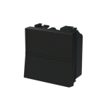 Вимикач ABB Zenit (Сх.1) 2 мод. чорний матовий N2201 NТ