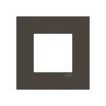 Рамка ABB Zenit S 1-м антрацит N2271.А AN