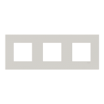 Рамка ABB Zenit S 3-м дюна N2273.А DN