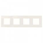 Рамка ABB Zenit R Solid 4-м біла N2274.1 BL
