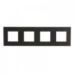 Рамка ABB Zenit R Solid 4-м антрацит N2274.1 AN