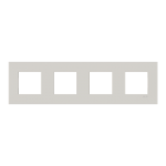 Рамка ABB Zenit S 4-м дюна N2274.А DN