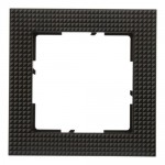 Рамка 1-м LEGRAND Suno черный паттерн