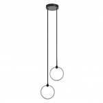 Светильник LEDVANCE Decor Circle 2XPendant PL 14W Click CCT Black светодиодный