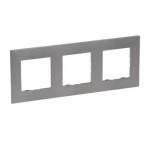 Рамка 3-м LEGRAND Niloé Step сталь