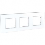 Рамка SCHNEIDER UNICA QUADRO MGU2.706.18 3 місця білий