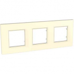 Рамка SCHNEIDER UNICA QUADRO MGU2.706.25 3 місця бежевий