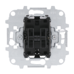 Механізм вимикача прохідного АВВ Sky Niessen Skymoon 2-клавішний (сх.6+6)