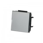 Клавіша одинарна АВВ Sky Niessen срібна